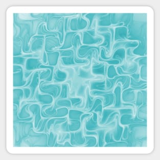 Blue waves Sticker